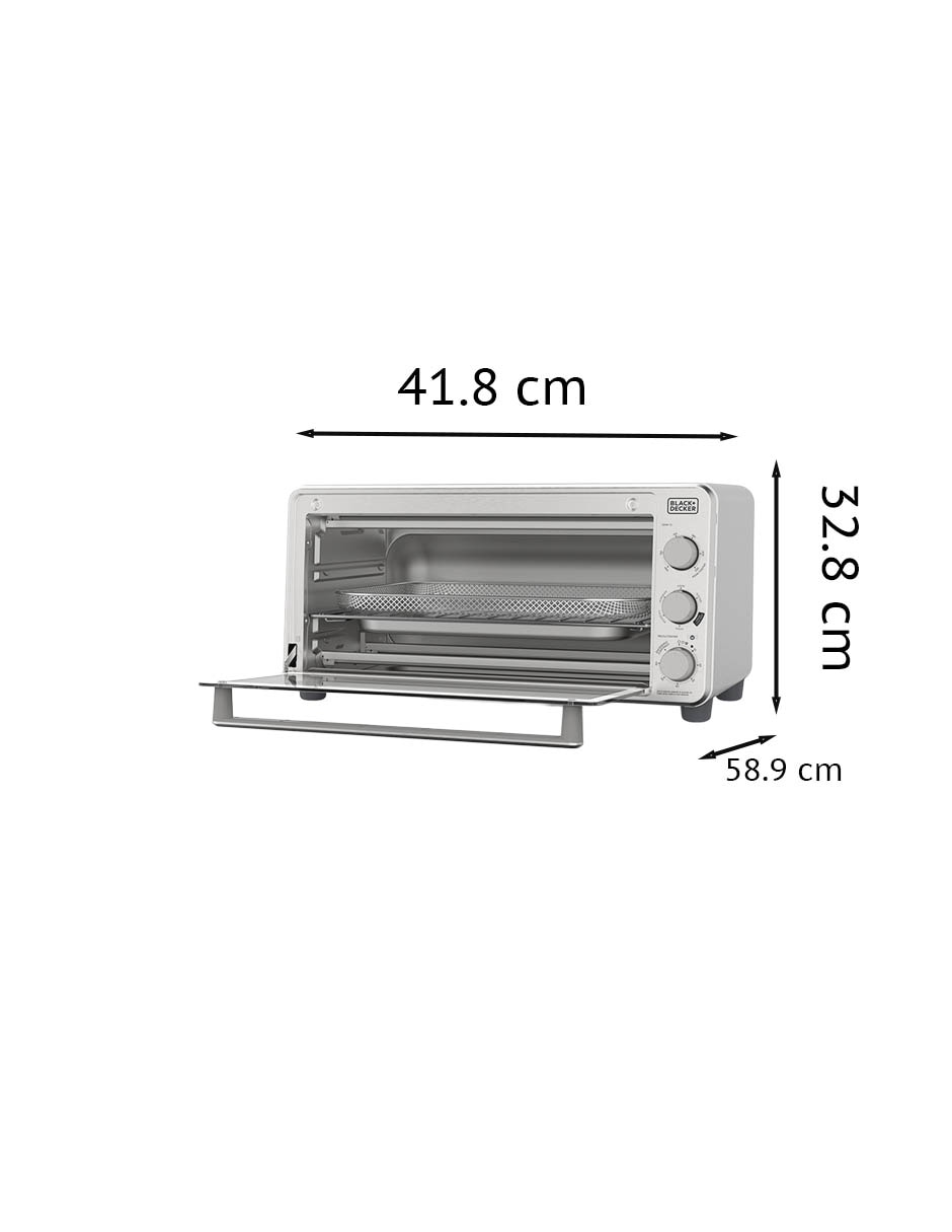 Horno eléctrico freidora TO8235 Titánxg 32 L 11