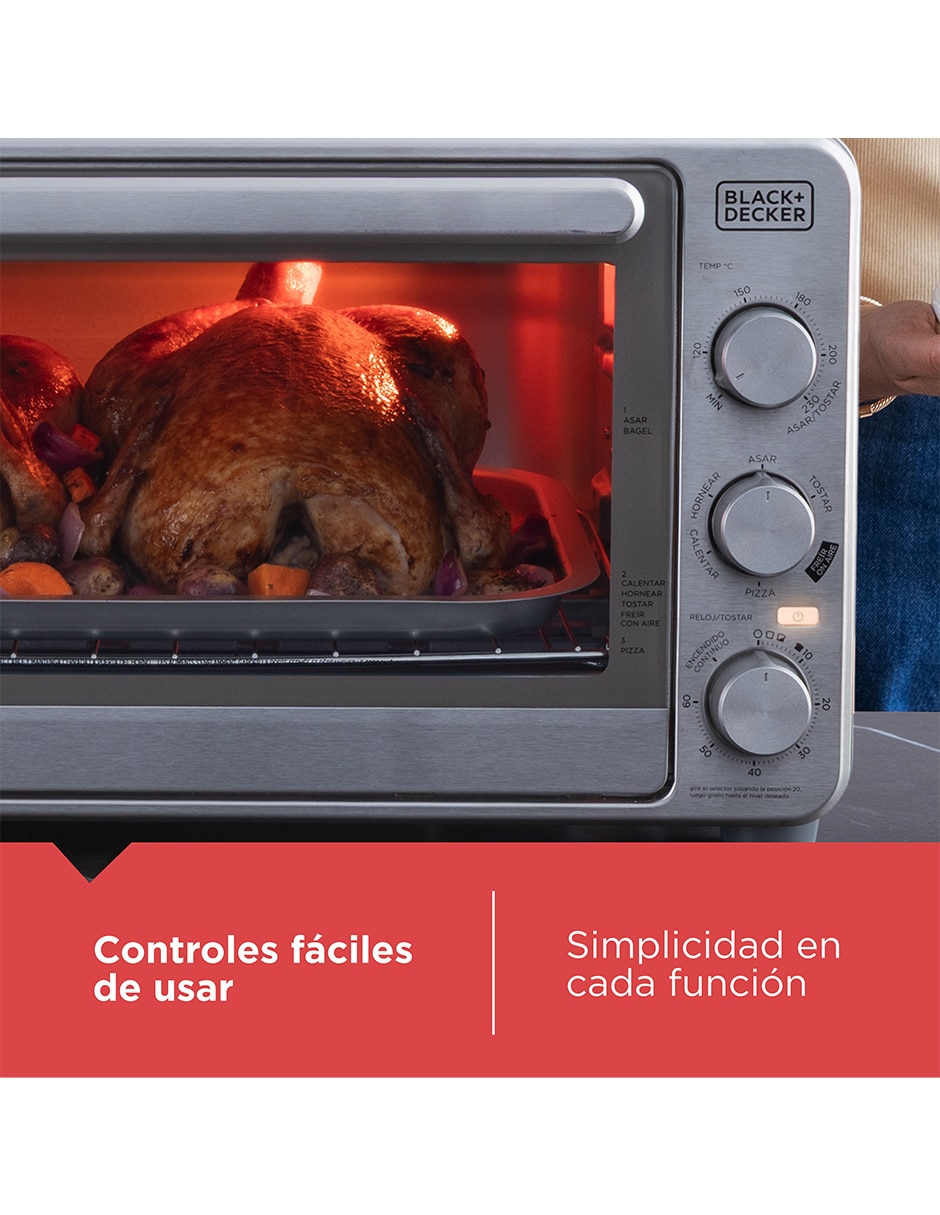 Horno eléctrico freidora TO8235 Titánxg 32 L 6