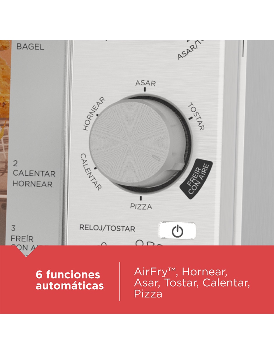 Horno eléctrico freidora TO8235 Titánxg 32 L 9