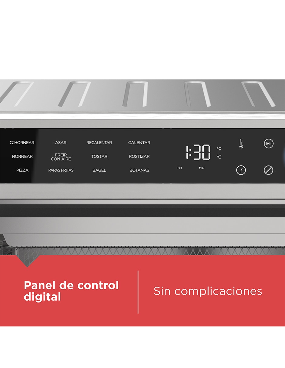 Horno eléctrico freidora Black + Decker Crisp 'N Bake 16 L