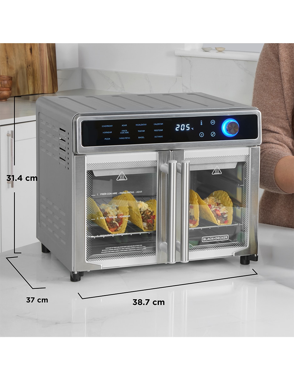 Horno eléctrico freidora Black + Decker Crisp 'N Bake 16 L