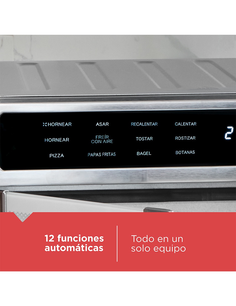 Horno eléctrico freidora Black + Decker Crisp 'N Bake 16 L