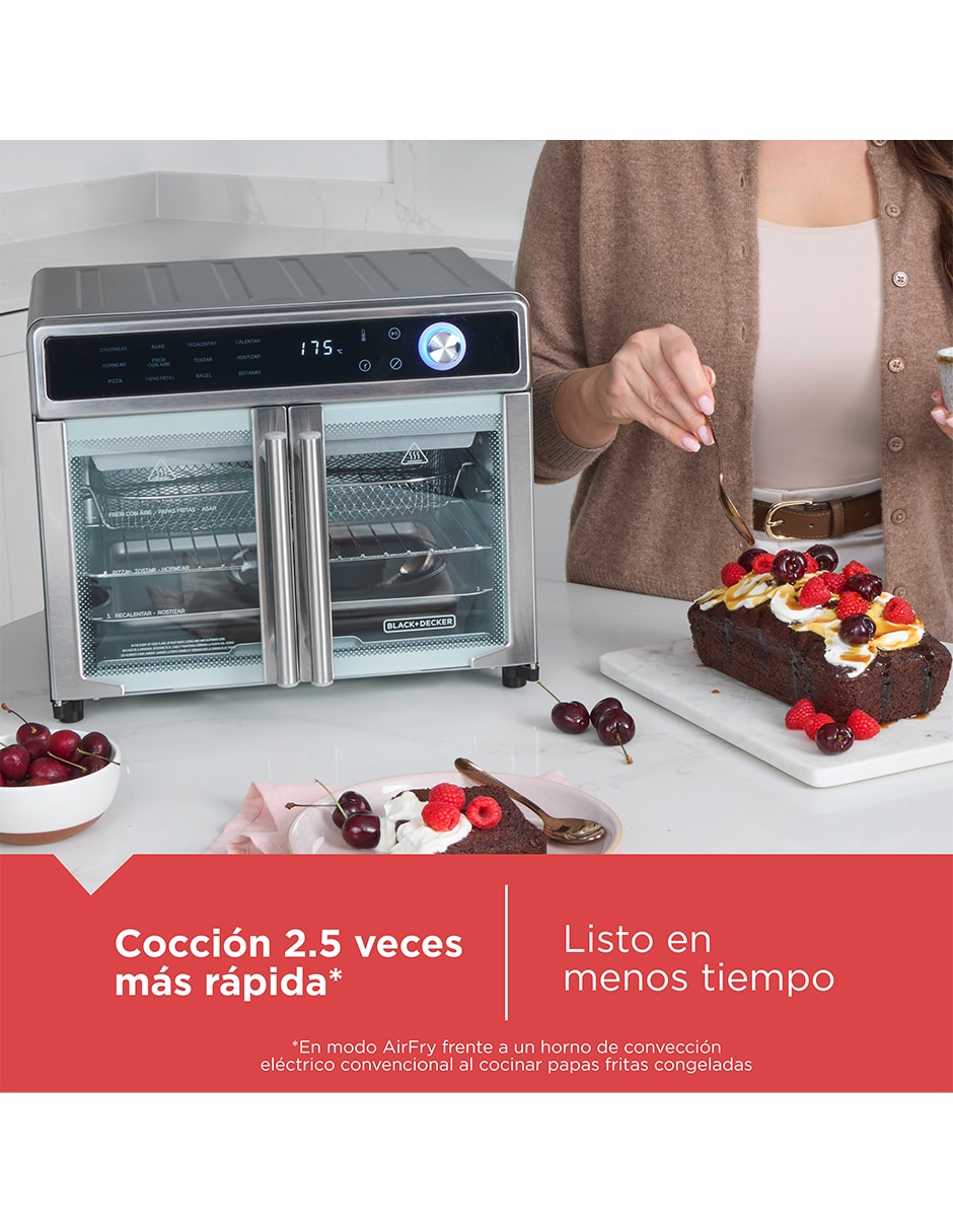 Horno eléctrico freidora Black + Decker Crisp 'N Bake 16 L