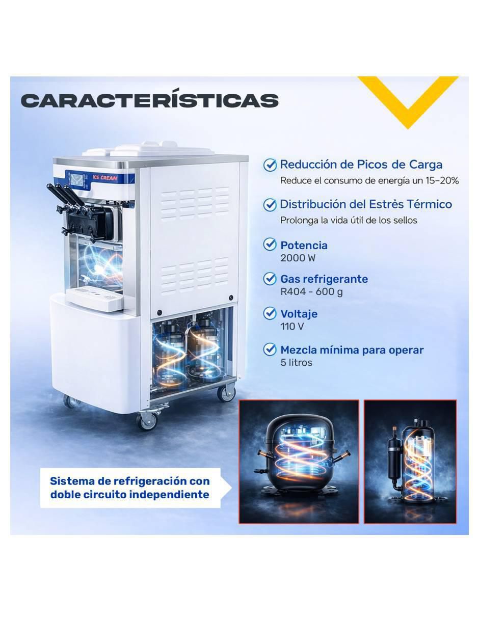 Máquina de helados semiautomático 3