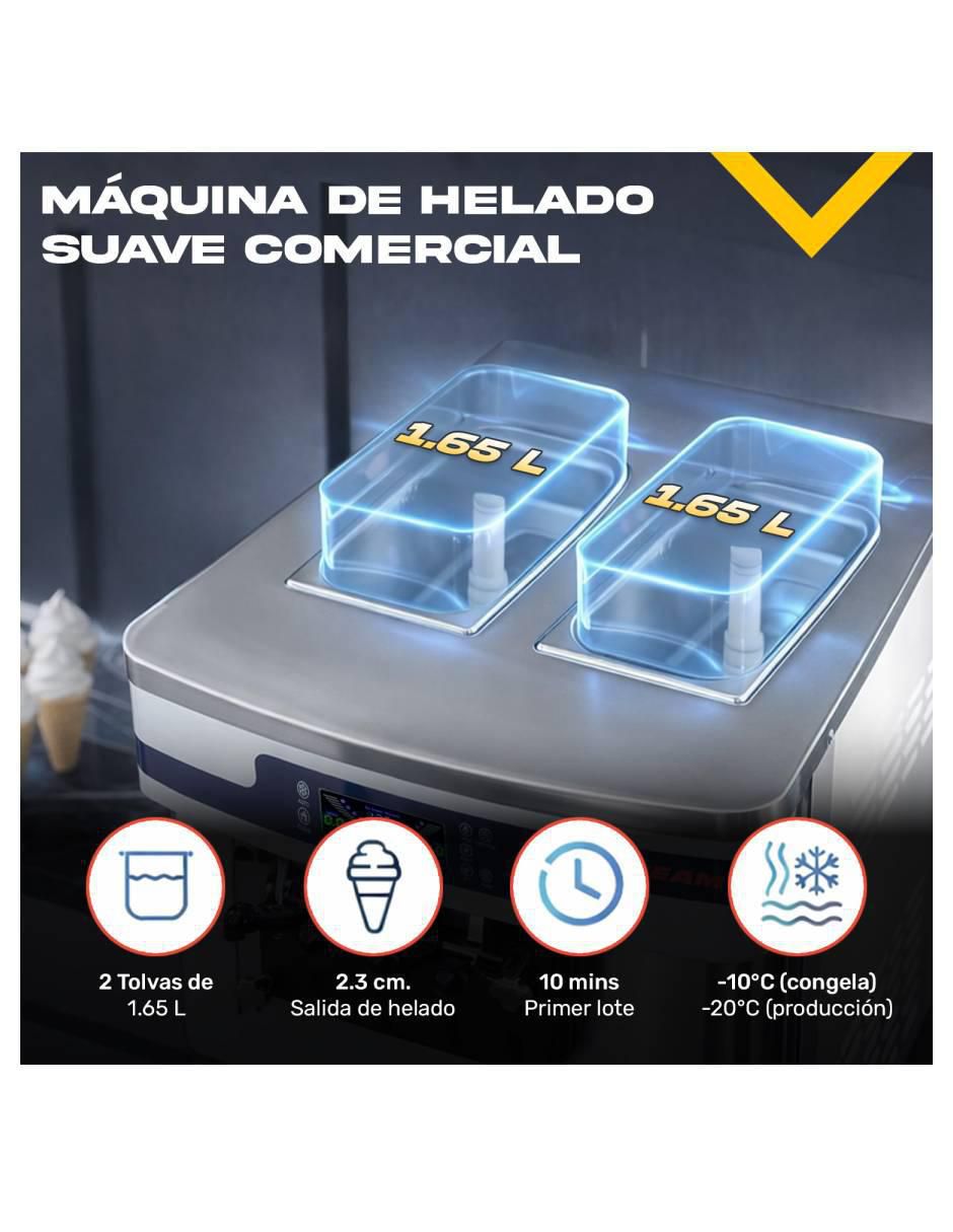 Máquina de helados semiautomático 6