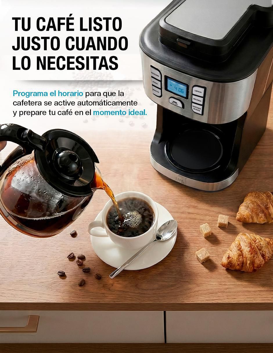 Cafetera con molino automática 3
