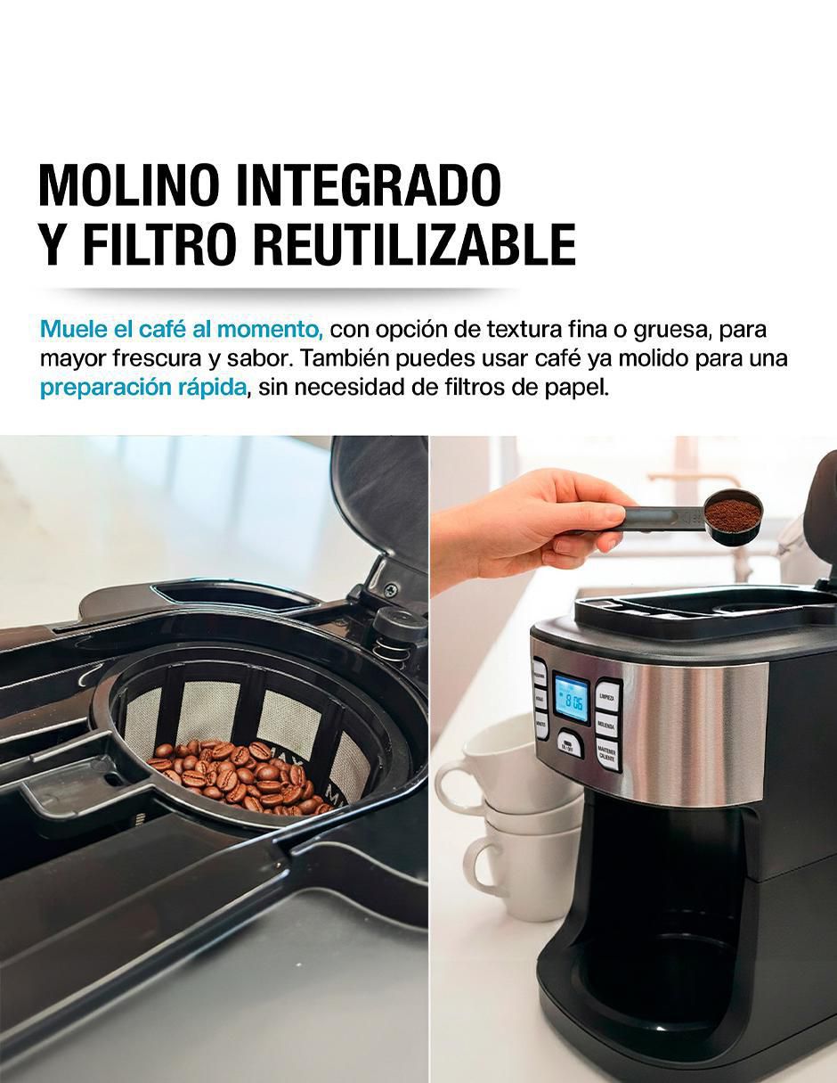 Cafetera con molino automática 4