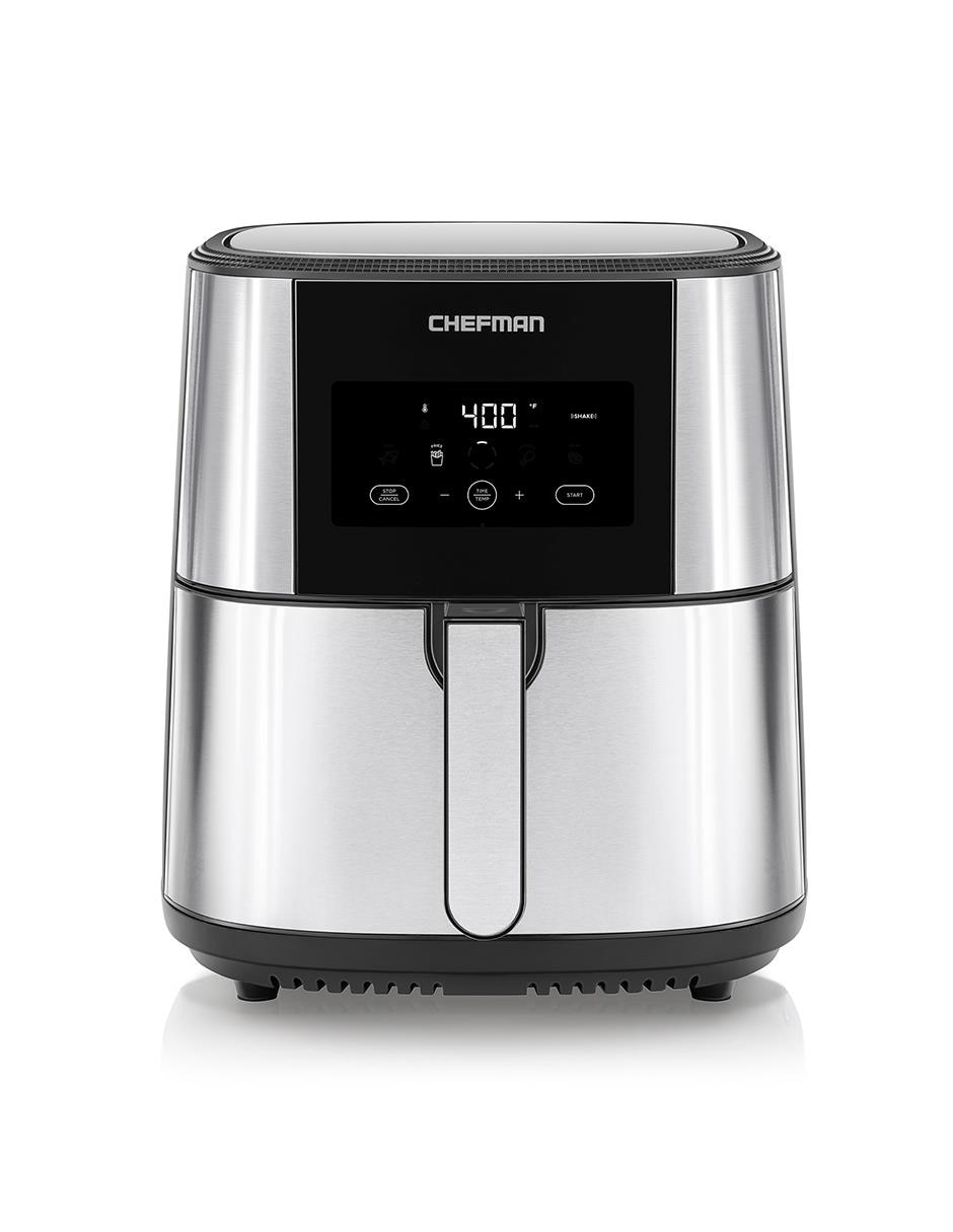 Freidora de aire con compartimento único Chefman TurboFry Touch 7.5 L RJ38-SQSS-8T-MX