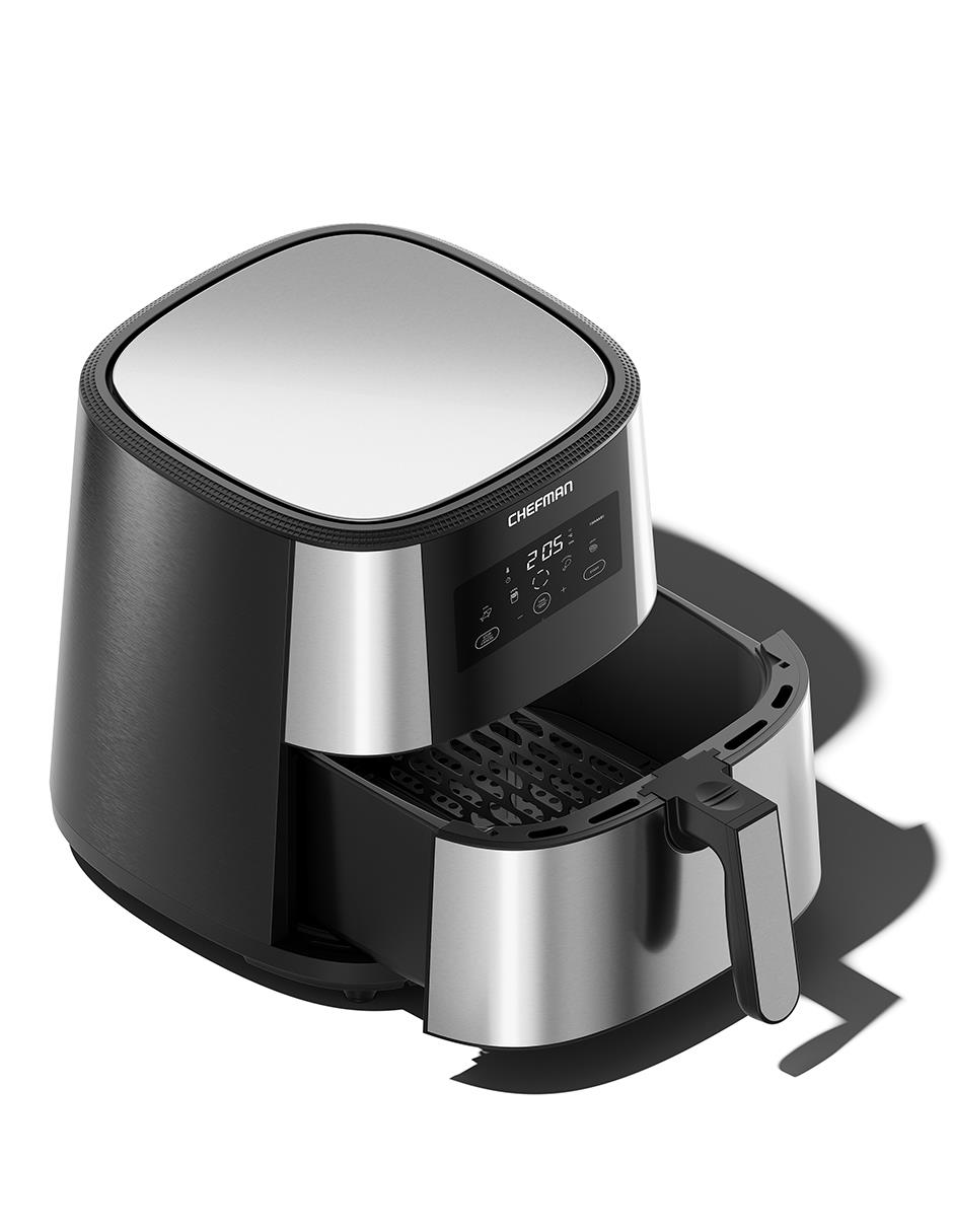 Freidora de aire con compartimento único Chefman TurboFry Touch 7.5 L RJ38-SQSS-8T-MX