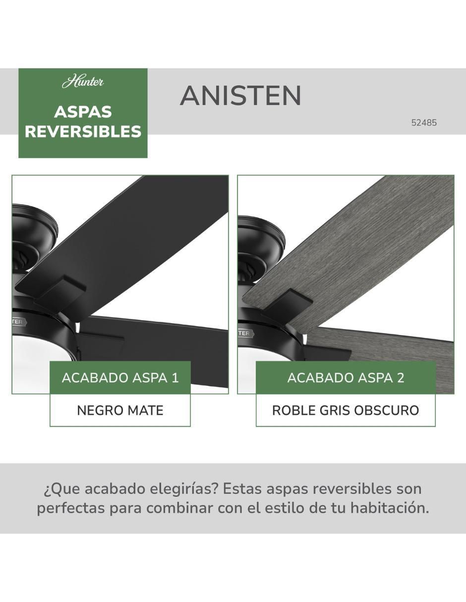 Ventilador de techo Hunter Fan 3 velocidades