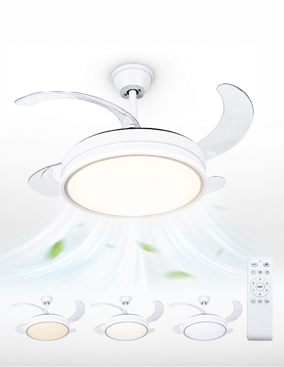 Ventilador de techo skycare con control remoto 6 velocidades