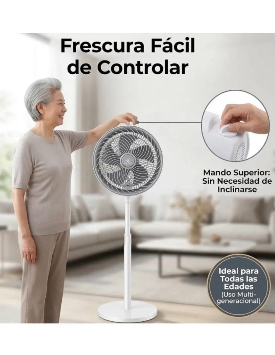 Ventilador de piso 3 velocidades 6