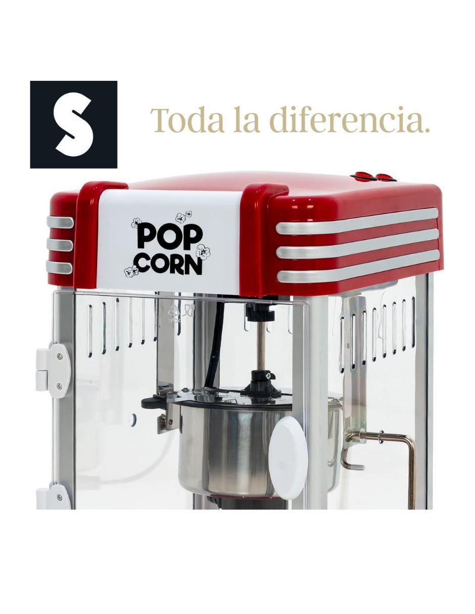 Máquina palomitas Signa maquina de palomitas eléctrica