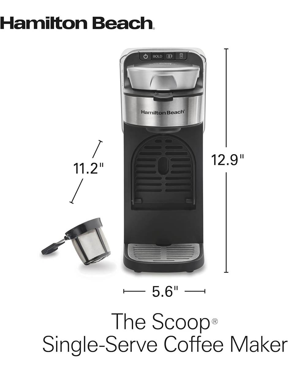 Cafetera de goteo Hamilton Beach The scoop 49987 9