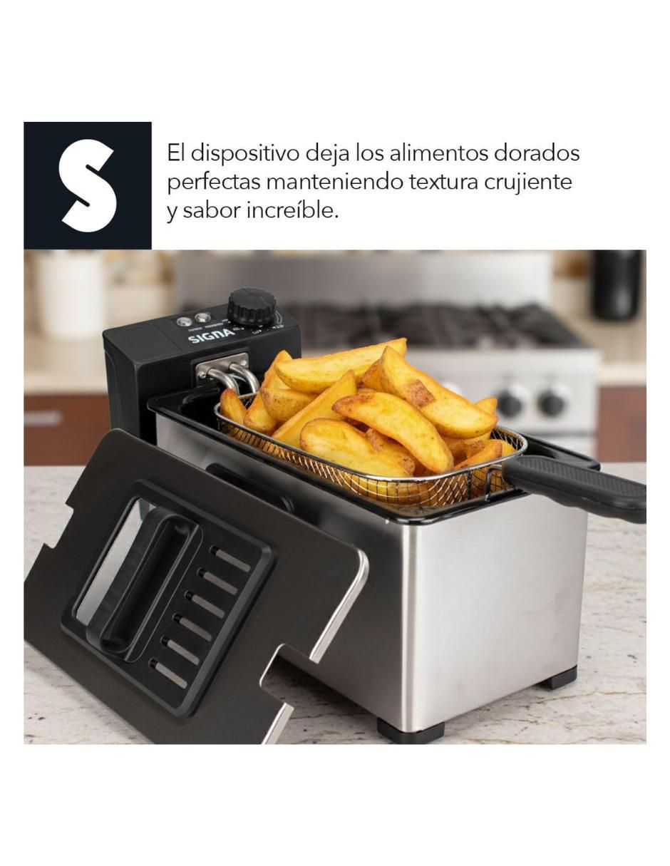 Freidora de aceite con compartimento único Signa 3.5 L