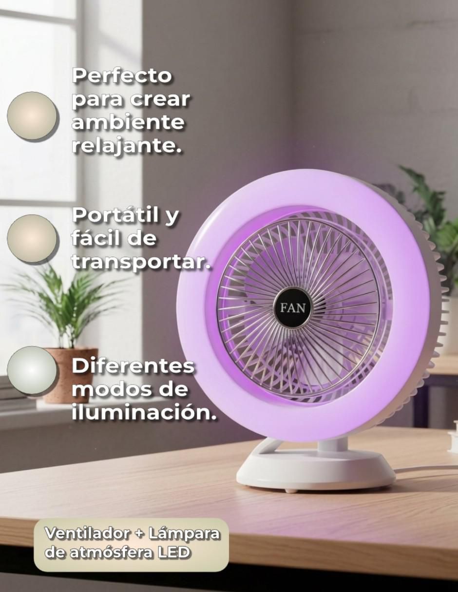 Ventilador de escritorio 3 velocidades 4