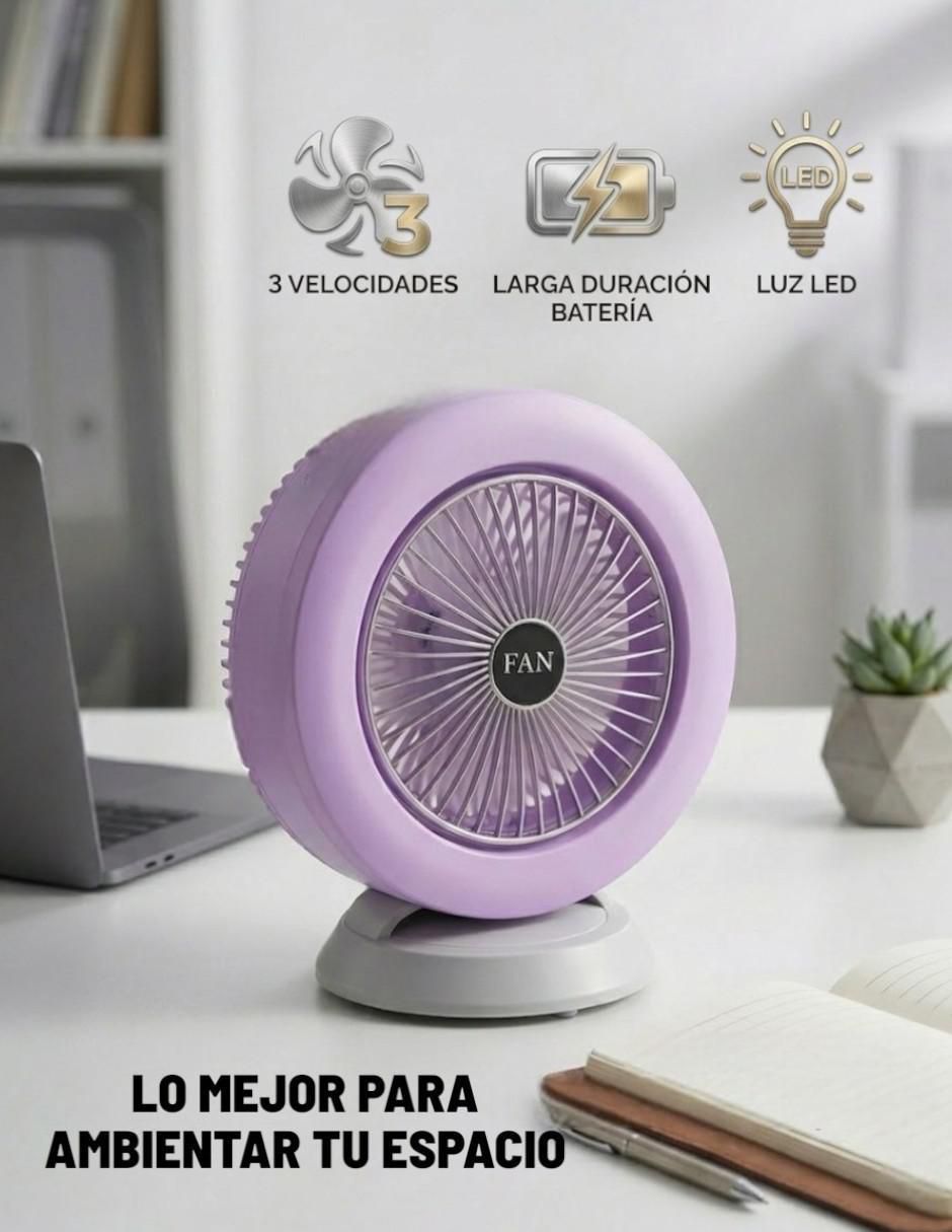 Ventilador de escritorio 3 velocidades 5