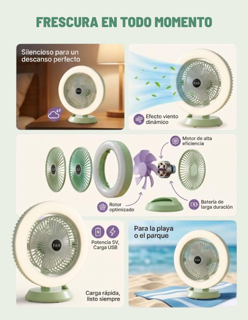 Ventilador de escritorio Cm-Top 3 velocidades