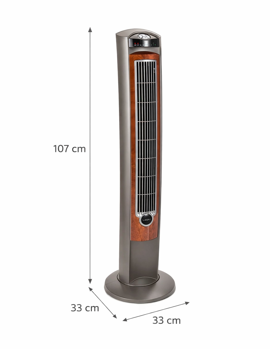 Ventilador de torre con control remoto 3 velocidades 9