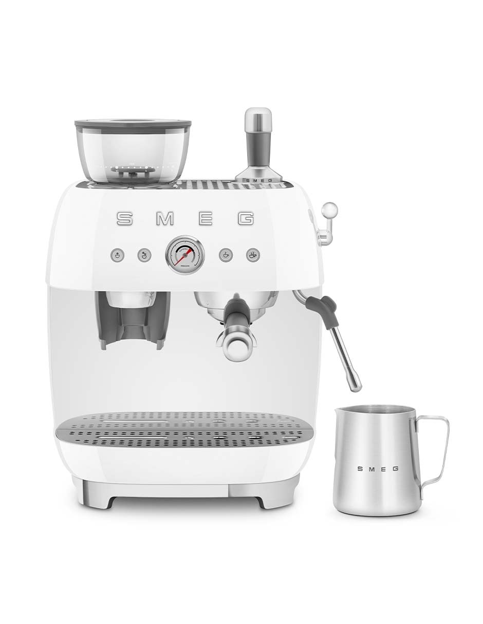 Cafetera con molino Smeg 50´s Style EGF03WHUS