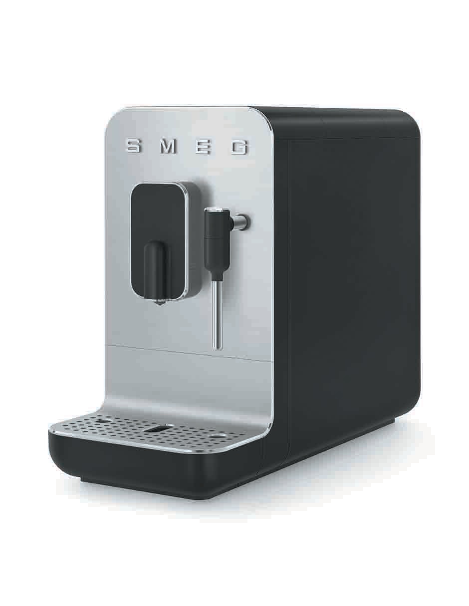 Cafetera con molino Smeg Collezione BCC12BLMUS