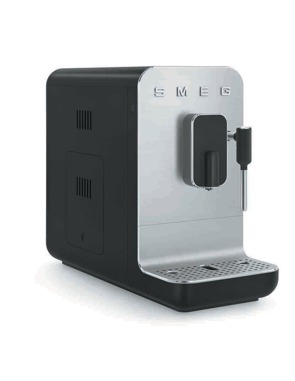Cafetera con molino Smeg Collezione BCC12BLMUS