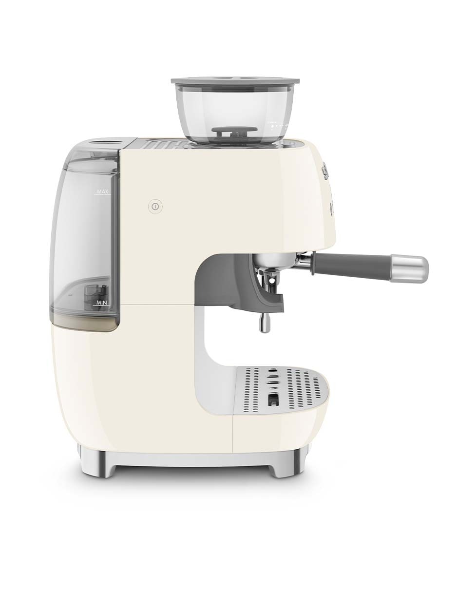 Cafetera con molino smeg 50´s style egf03crus