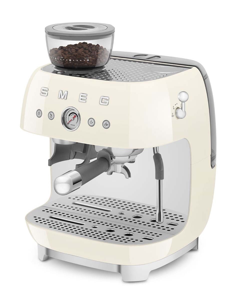 Cafetera con molino smeg 50´s style egf03crus