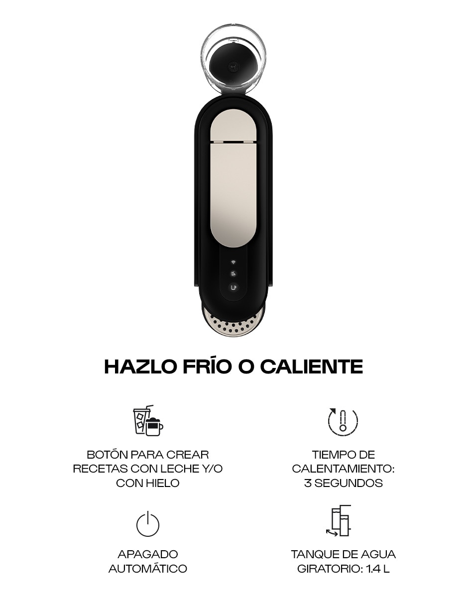 Cafetera de cápsula Vertuo Up A3KMC1-MX-B-KNE