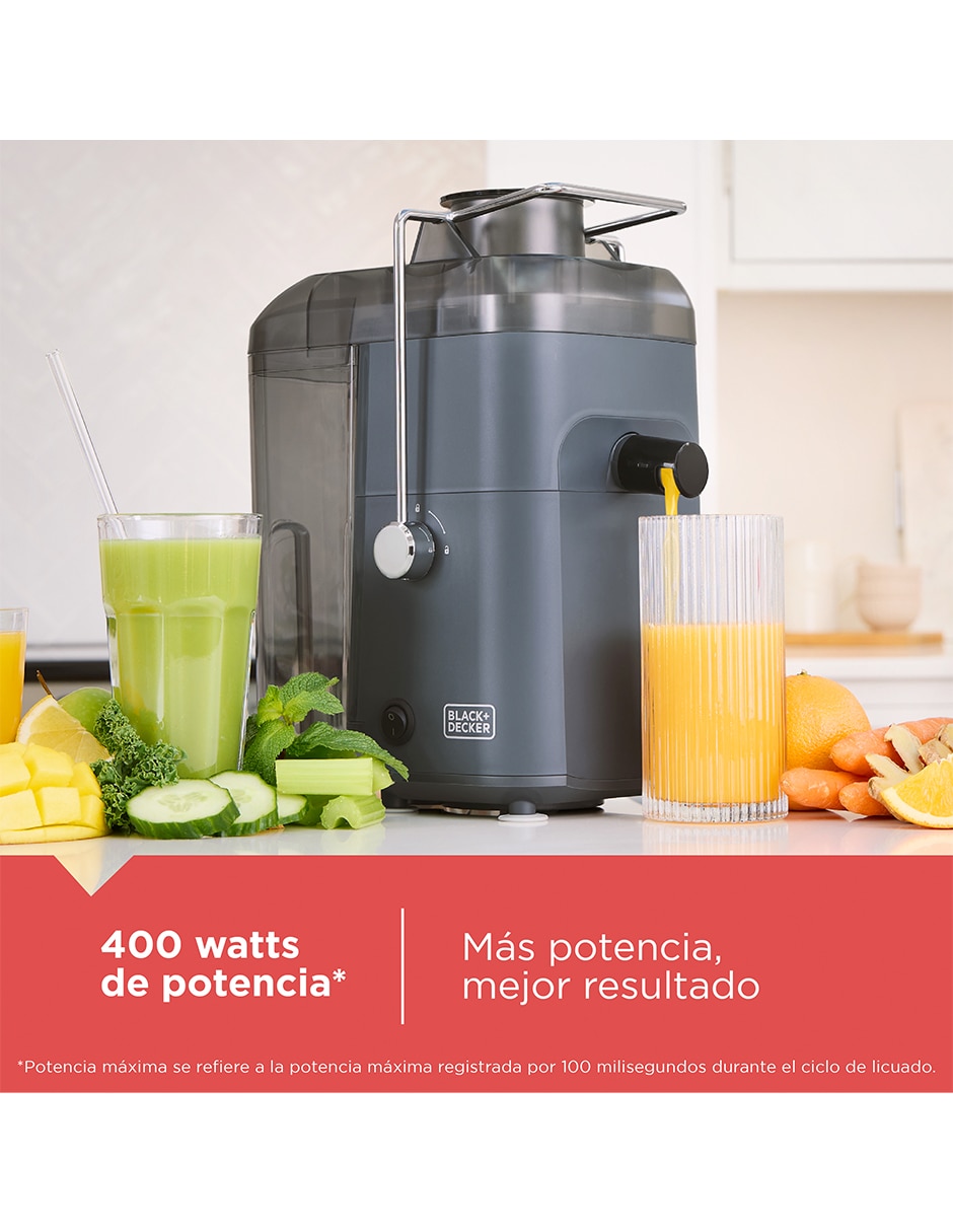 Extractor de jugo BLACK + DECKER JuiceBar 400 W