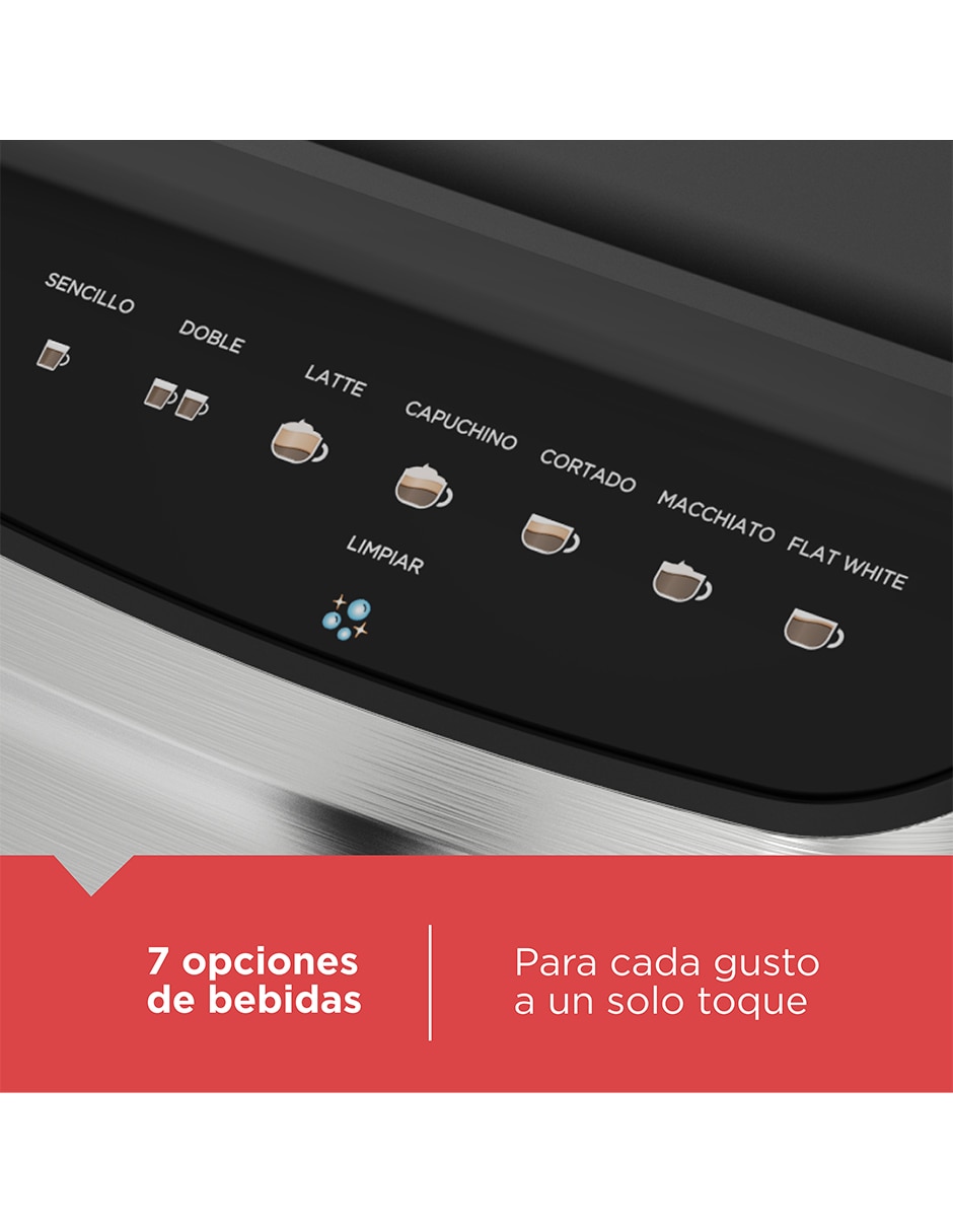 Cafetera espresso Black + Decker cafe crema EM0412-1SDLA