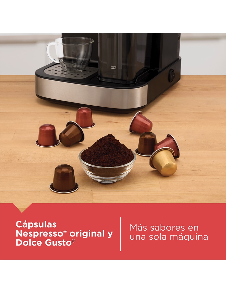 Cafetera espresso Black + Decker cafe crema EM0412-1SDLA