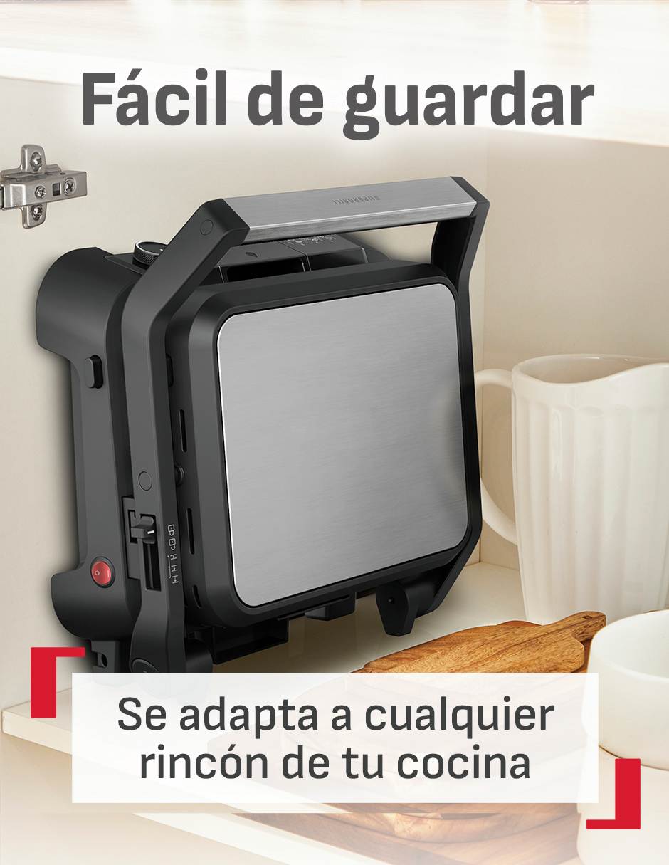 Parrilla eléctrica Supergrill GC510DU1 de Acero 2