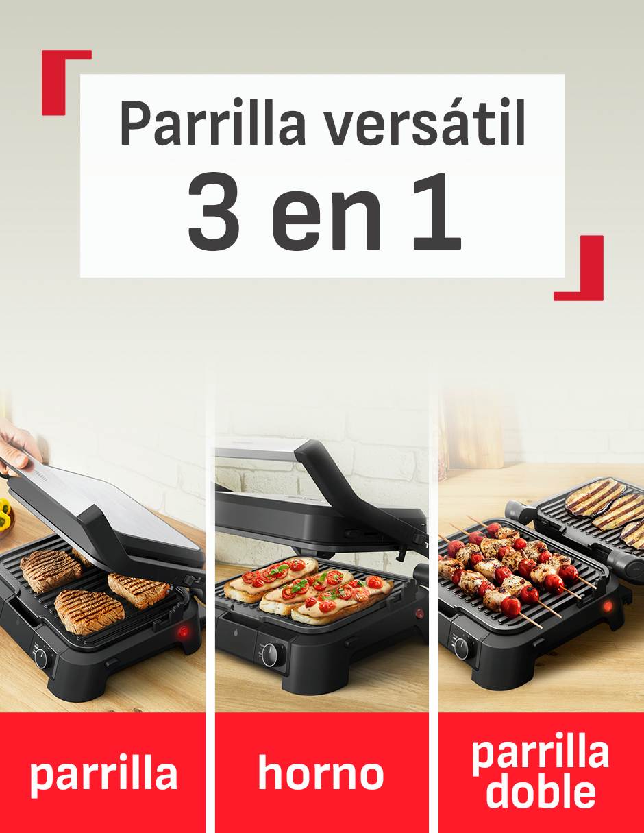 Parrilla eléctrica Supergrill GC510DU1 de Acero 4