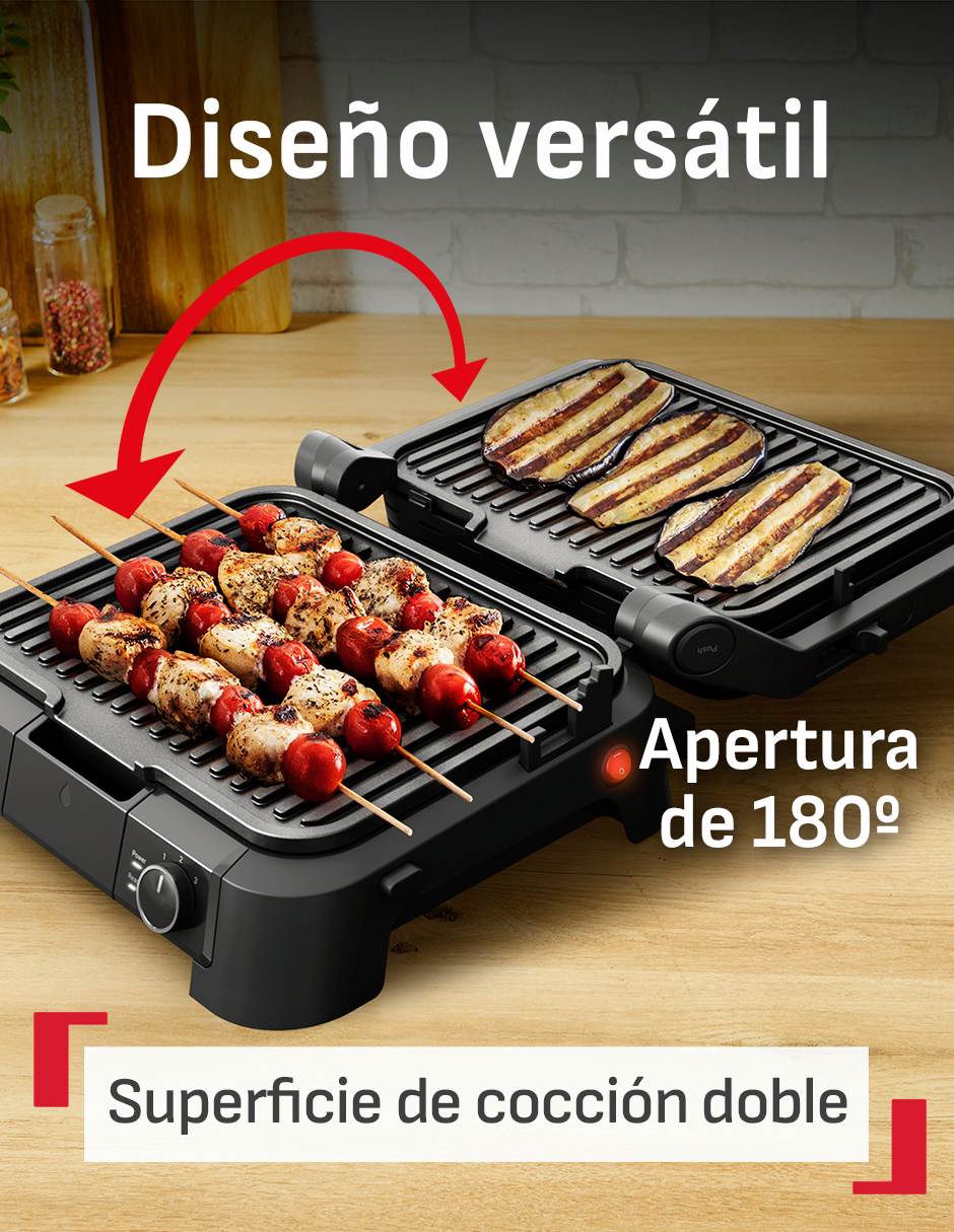 Parrilla eléctrica Supergrill GC510DU1 de Acero Parrilla eléctrica Supergrill GC510DU1 de Acero