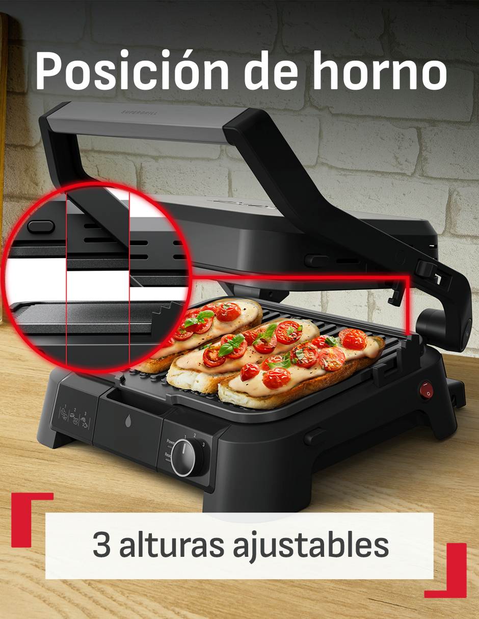 Parrilla eléctrica Supergrill GC510DU1 de Acero 6
