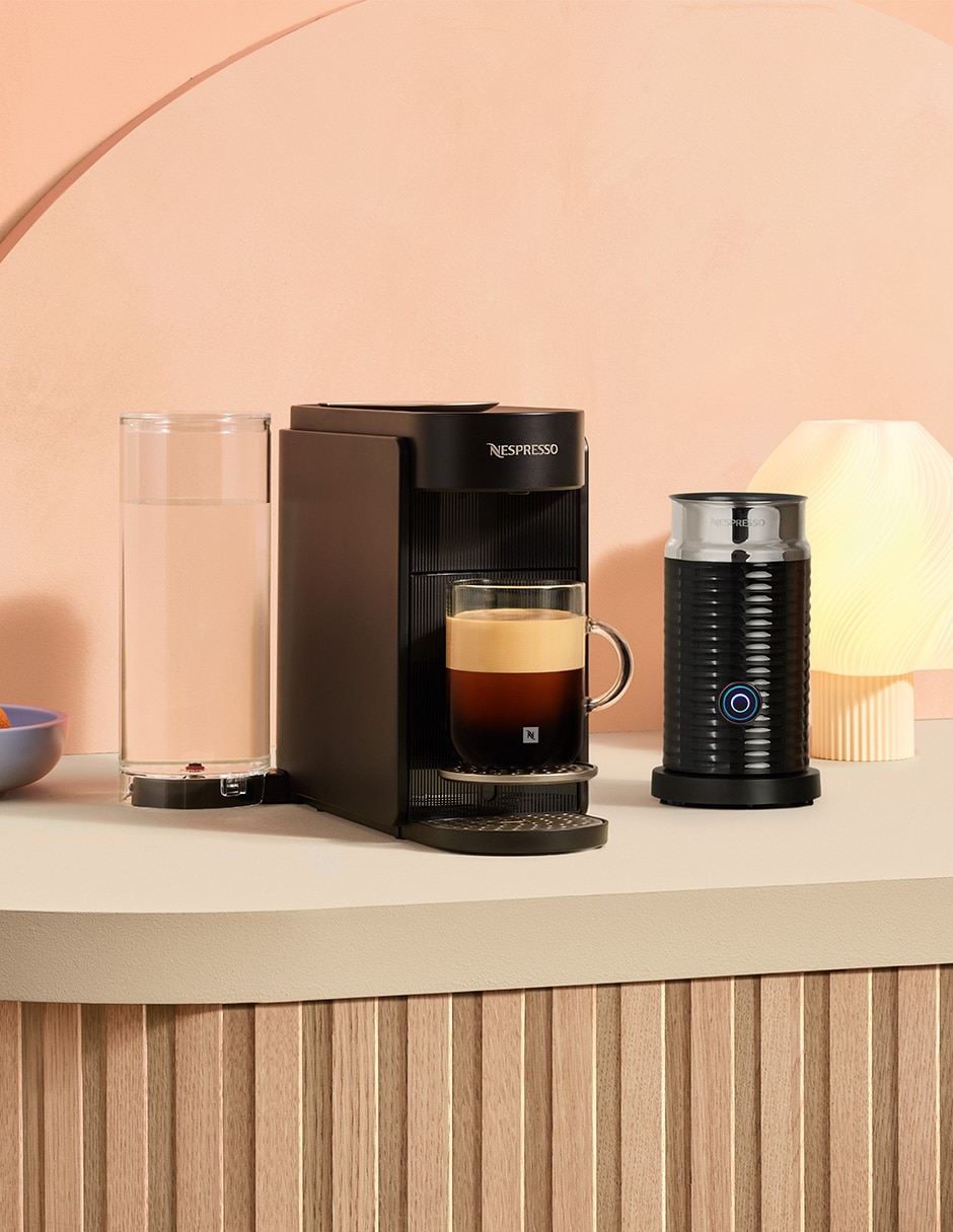 Cafetera capsulas Nespresso combo Vertuo Up Black