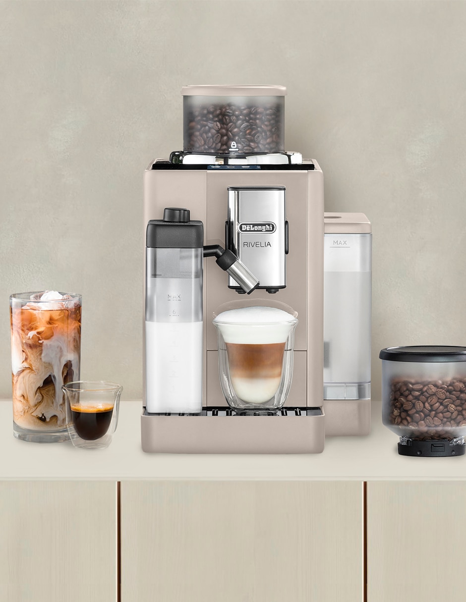Cafetera super automática delonghi rivelia exam44055bg