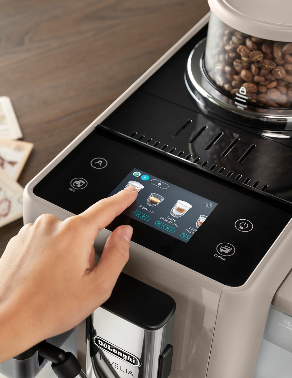 Cafetera super automática delonghi rivelia exam44055bg