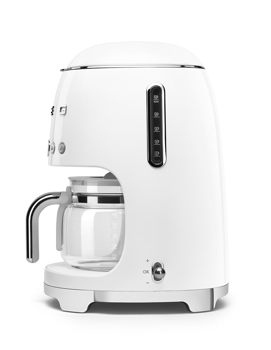 Cafetera de goteo smeg 50´s style dcf02whus