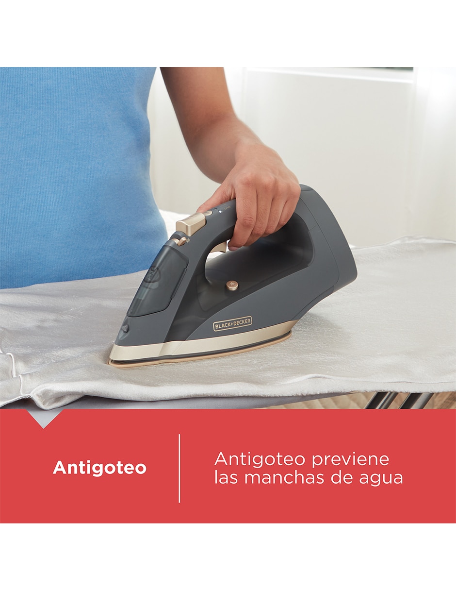 PLANCHA BLACK + DECKER Set&Style IR2023-1GDLA suela Cerámica