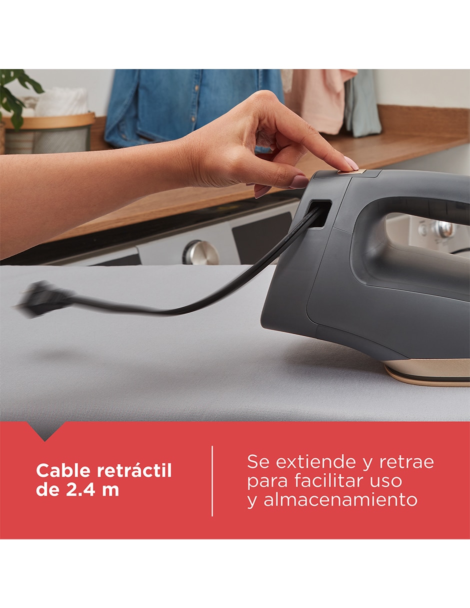 PLANCHA BLACK + DECKER Set&Style IR2023-1GDLA suela Cerámica