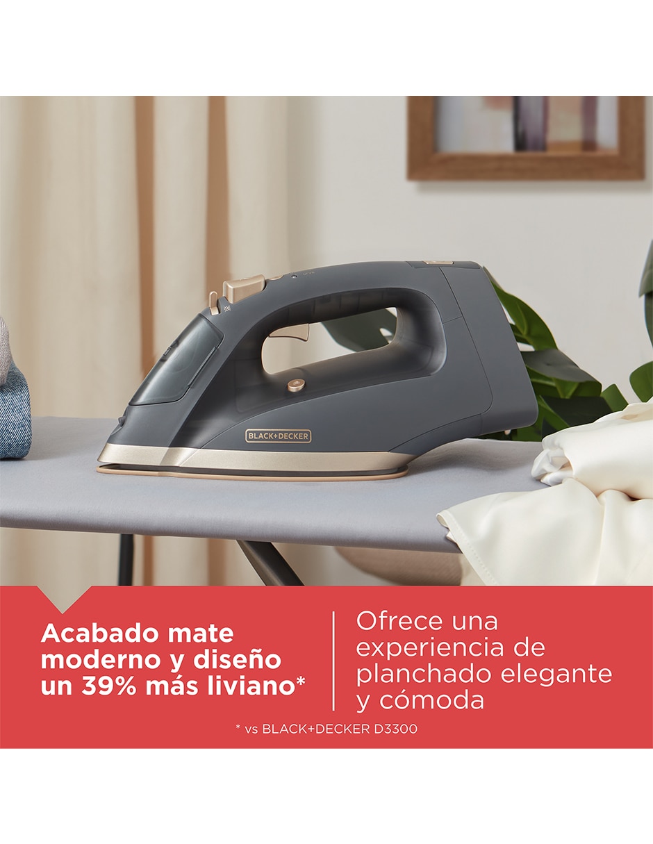 PLANCHA BLACK + DECKER Set&Style IR2023-1GDLA suela Cerámica