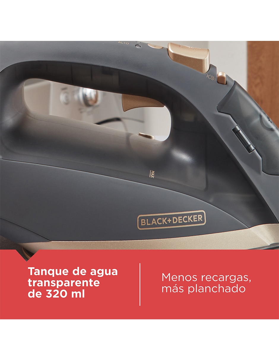 PLANCHA BLACK + DECKER Set&Style IR2023-1GDLA suela Cerámica