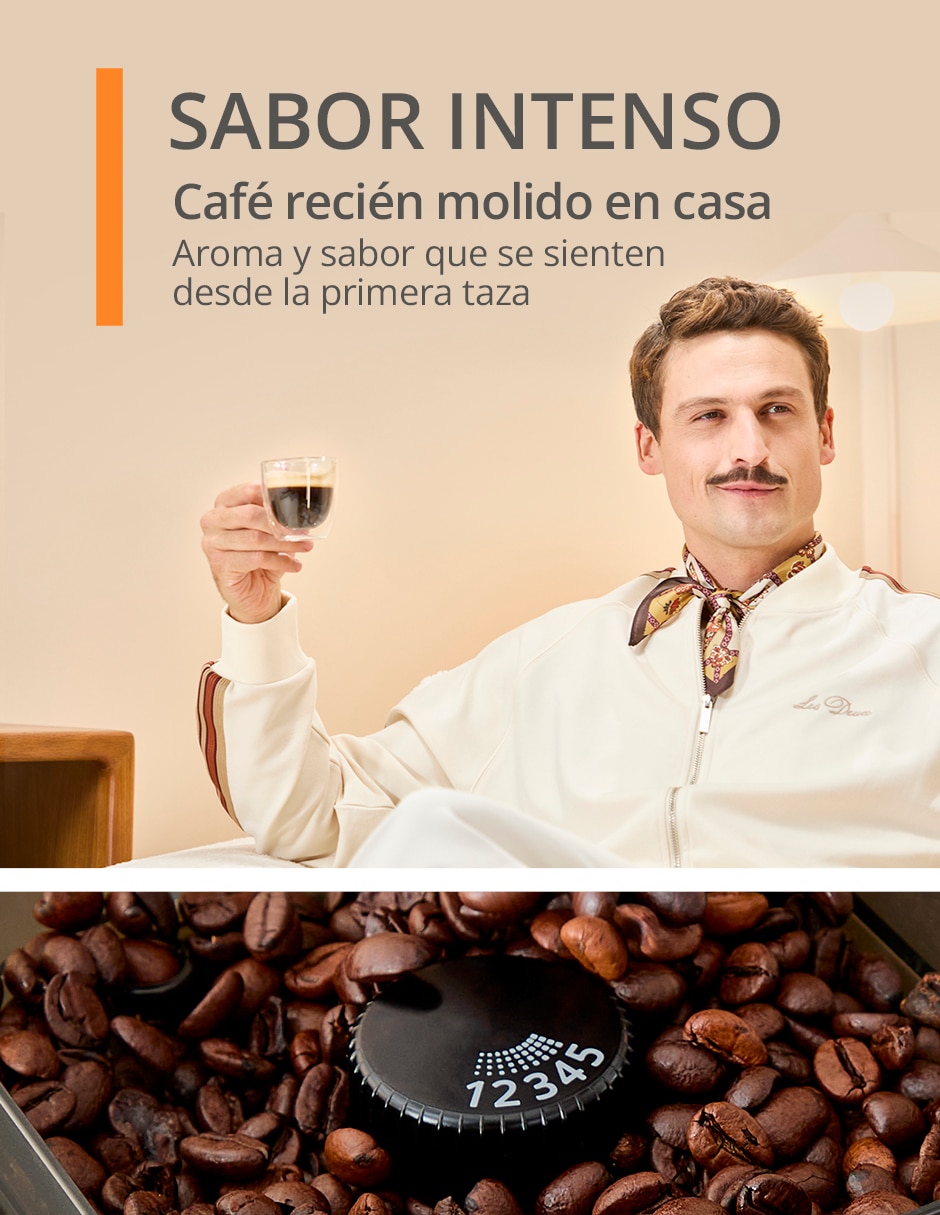 Cafetera super automática COFFEE CRUSH SA4039U1 4
