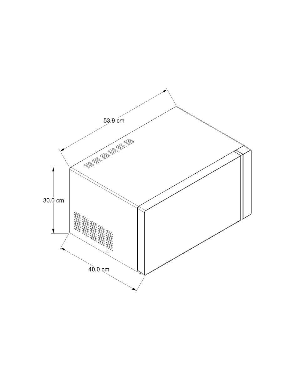 Horno de microondas convencional modelo WM1811D de 1.1 pies