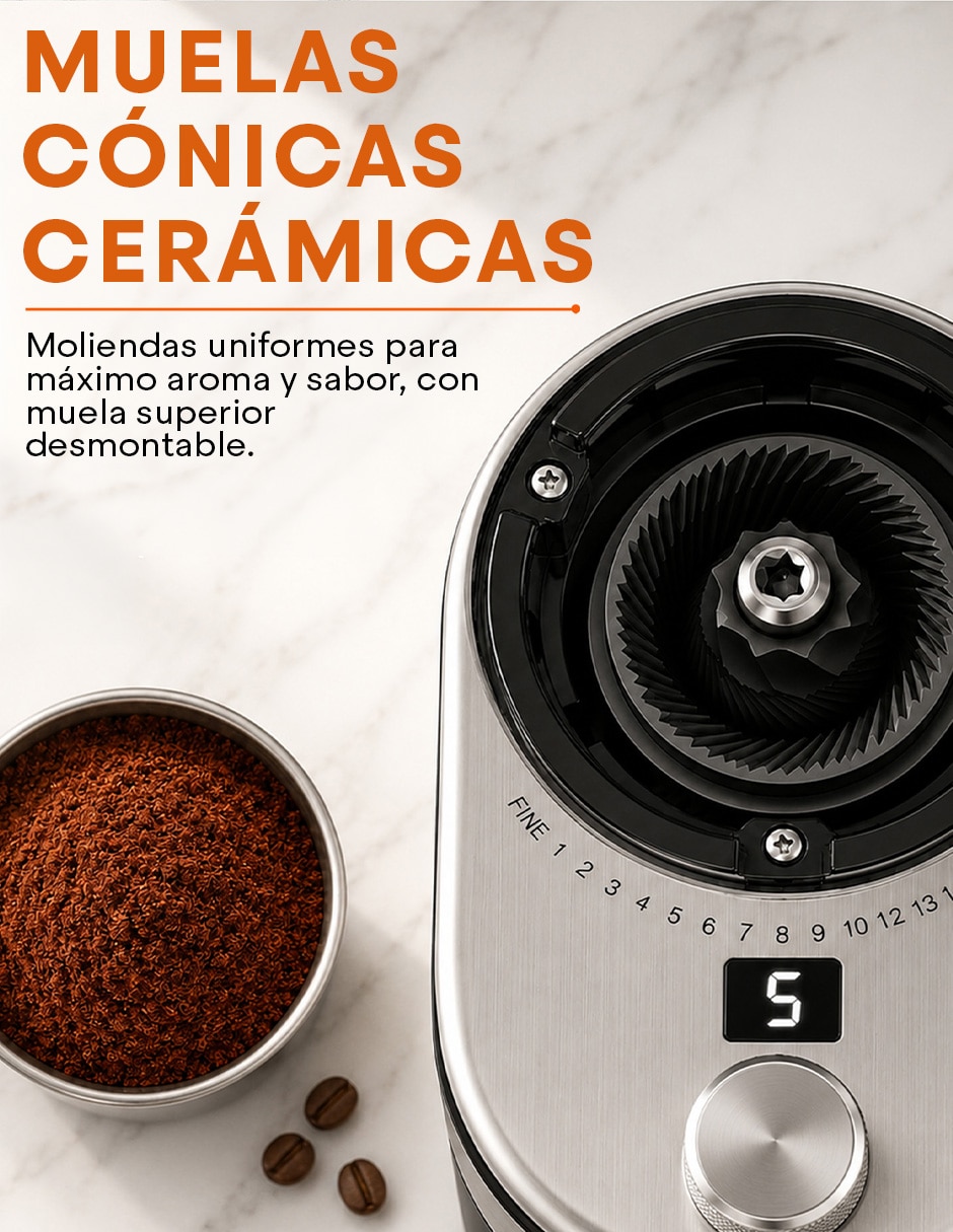 ACC CAFÉ de Acero inoxidable 16