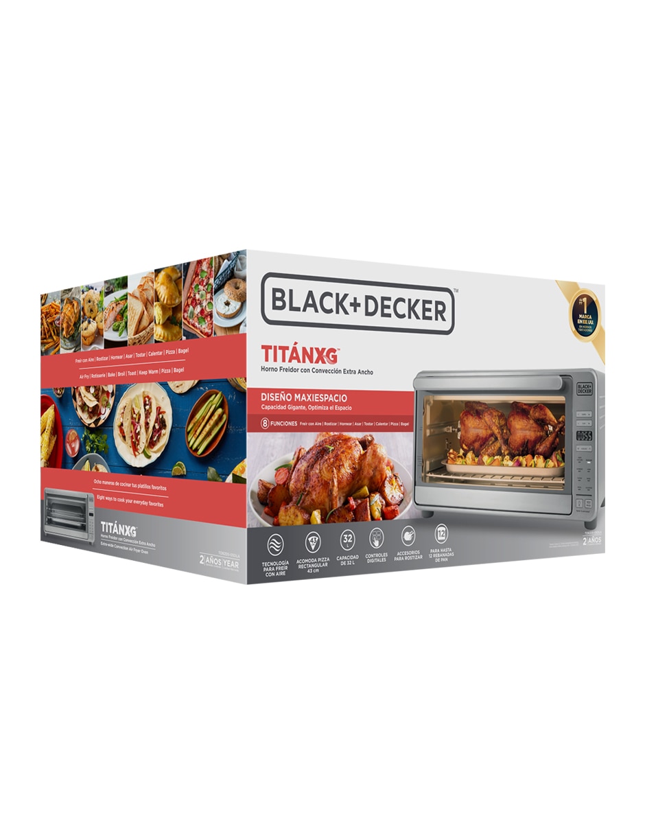 Horno Electrico Horno Eléctrico con Freidora de Aire Titánxg Digital 32L con 8 Funciones Automáticas To82D5-0Sdla 32 L 2