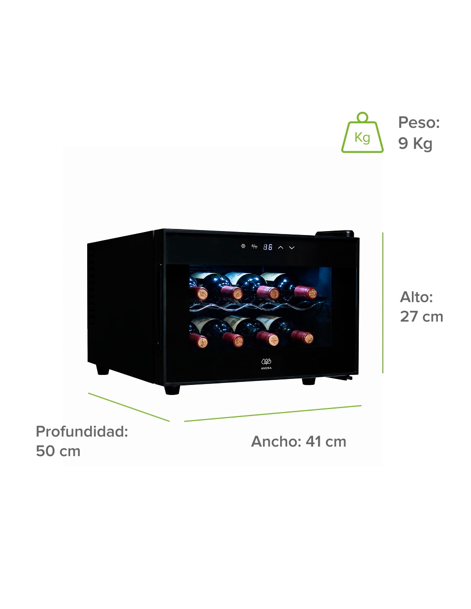Enfriador de vinos capacidad 8 botellas 2