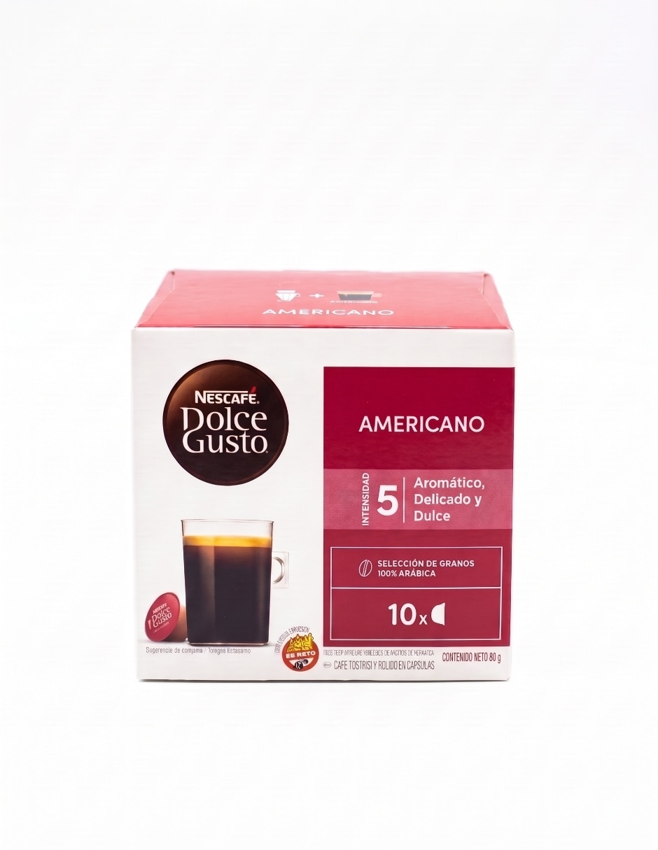 Cápsulas de café americano 10 capsulas Cápsulas de café americano 10 capsulas